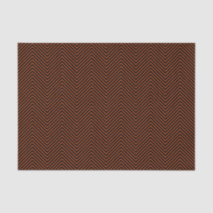 Mousseline Papier de tissus Chevron Line - Orange brillant su