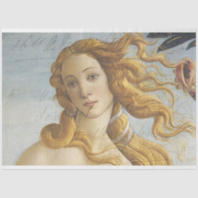 Mousseline Papier de tissus de découpage de meubles Venus (Recto)