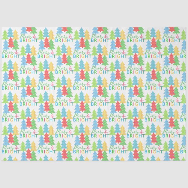 Mousseline Papier de tissus doux et joyeux (Recto)