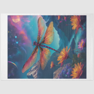 Mousseline Papier de tissus Dragonfly