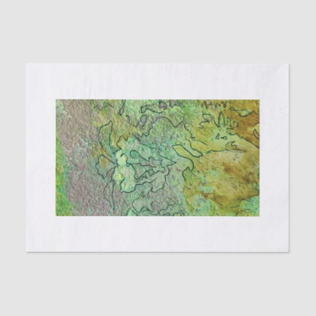 Mousseline Papier de tissus Faery Realms par Samira Sperry  (Recto)