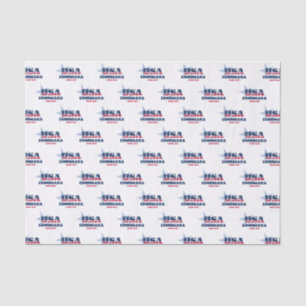 Mousseline Papier de tissus Louisiana State Pride