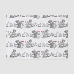 Mousseline Papier de tissus pour enfants et jouets vintages