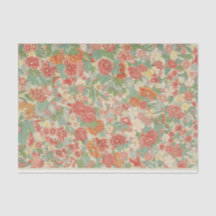 Papier de tissus William Morris Floral Orange