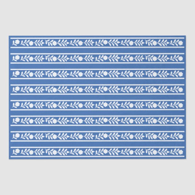 Mousseline Papier Découpage à Bordure Florale avec Incrustati (Recto)