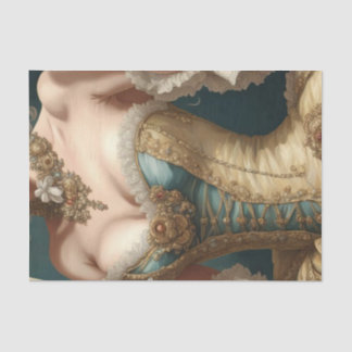 Mousseline Papier découpage corset rococo français parisien o