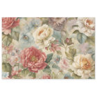 Papier decoupage floral vintage Cottagecore Roses