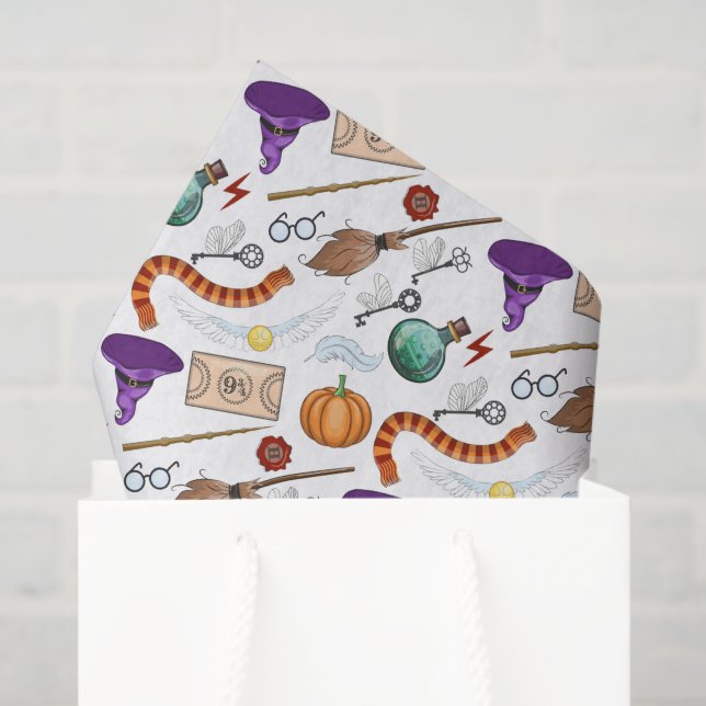 Mousseline Papier découpage magicien (Sac cadeau)