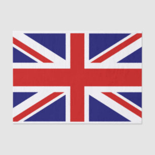 Mousseline Papier d'emballage cadeau drapeau de l'Union Jack 