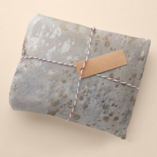 Mousseline Papier d'emballage métallique en argent