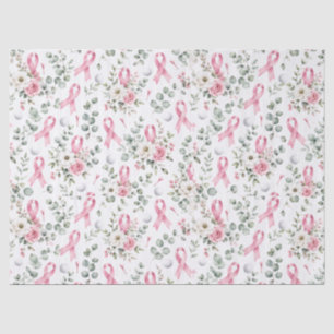 Mousseline Papier d'emballage Ruban Rose Sensibilisation au C