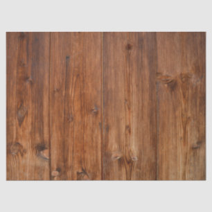 Mousseline papier en bois foncé
