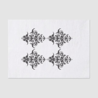 Mousseline Papier en tissu Damask