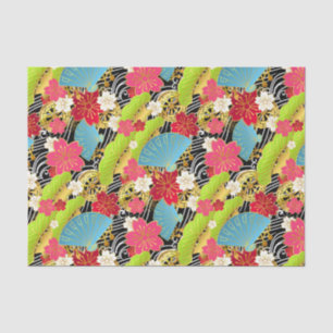 Mousseline Papier en tissu de style Chiyogami