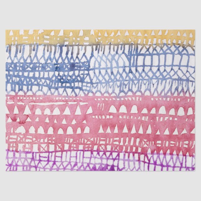 MOUSSELINE PAPIER EN TISSU : PAUL KLEE (Recto)