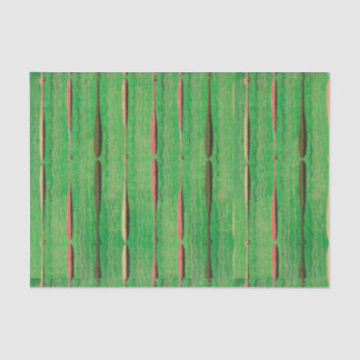 MOUSSELINE PAPIER EN TISSU VERT MOTIF EN BOIS JAPONAIS