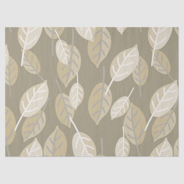 Mousseline papier feuille à café (Recto)