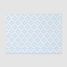 Papier Floral Élégant Bleu Clair Pastel pour Maria