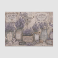 Papier Lettre Ancien Marché Lavande Shabby Chic Vi