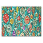 Papier motif ampoule de Noël