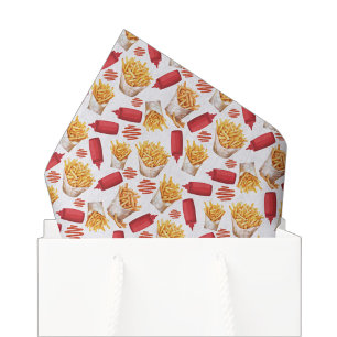 Mousseline Papier mouchoir Ketchup & Frites