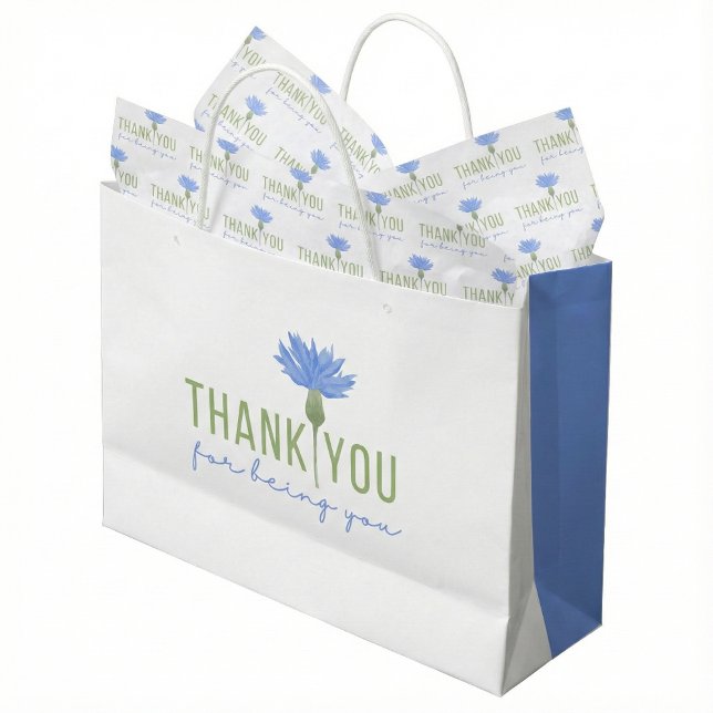 Mousseline Papier Mouchoir Merci D'être Vous (Show your gratitude with this, "Thank you for being you" tissue paper! Matching gift bag available.)