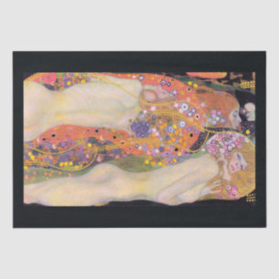 MOUSSELINE PAPIER MOUSSELINE: GUSTAV KLIMT : SERPENTS D'EAU I