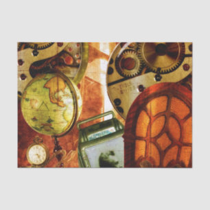 Mousseline Papier peint vintage de Steampunk