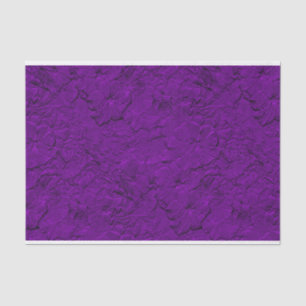Mousseline Papier Pétunias Violet Tissu Sculpté