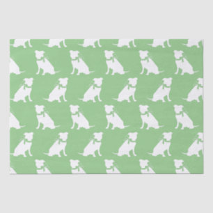 Mousseline Papier Pitbulle Pitbulle Pit Bull Chien Chien Chie