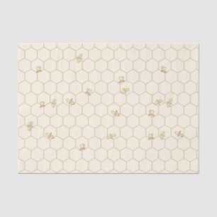 Mousseline Papier tatoué à motifs de peigne avec des petites