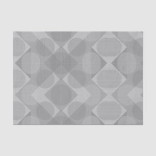 MOUSSELINE PAPIER TISSU À MOTIF MINIMALISTE À RAYURES GRISES