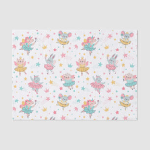 Mousseline Papier Tissu Ballerines Animaux