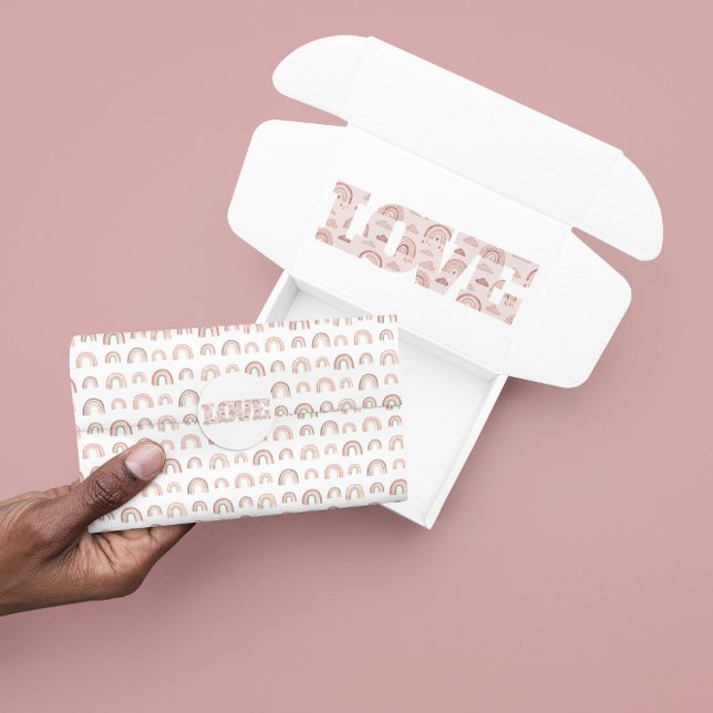 Mousseline Papier Tissu Boho Rainbow (Celebrate someone special with this boho rainbow tissue paper! )