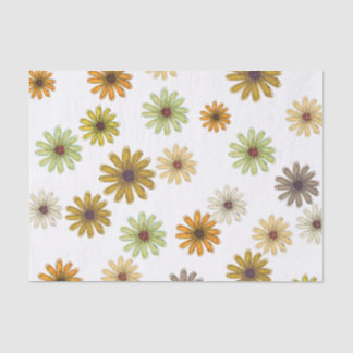 Mousseline Papier Tissu Bouquet Automne