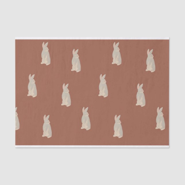 Mousseline Papier Tissu Bunny (Recto)