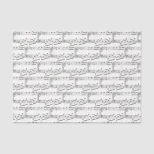 Mousseline Papier Tissu Chopin vintage