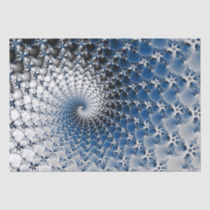 Mousseline papier tissu ciel et nuages
