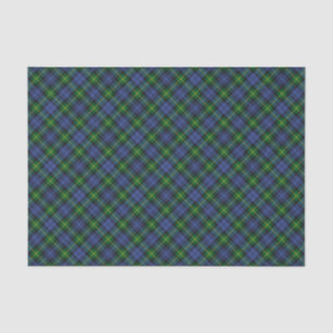 Mousseline Papier Tissu Clan Gordon Tartan