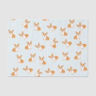 Mousseline Papier Tissu Corgi mou