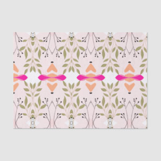 Mousseline Papier Tissu De Beauté Botanique Élégant Papier Ti