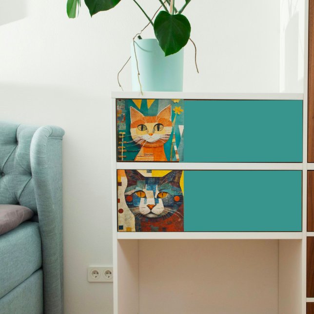 Mousseline Papier Tissu De Découpage Collage De Chat (Créateur téléchargé)