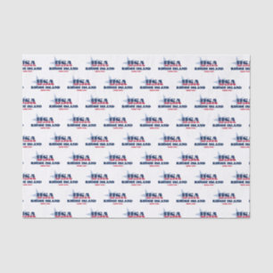 Mousseline Papier Tissu de la Fierté d'État de Rhode Island