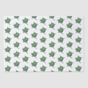 Mousseline Papier Tissu de la Tortue de mer