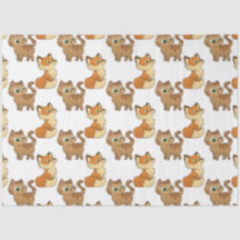 Papier Tissu Design animal mignon