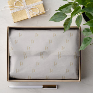 Mousseline Papier Tissu Écriture Dorée Noël Élégant