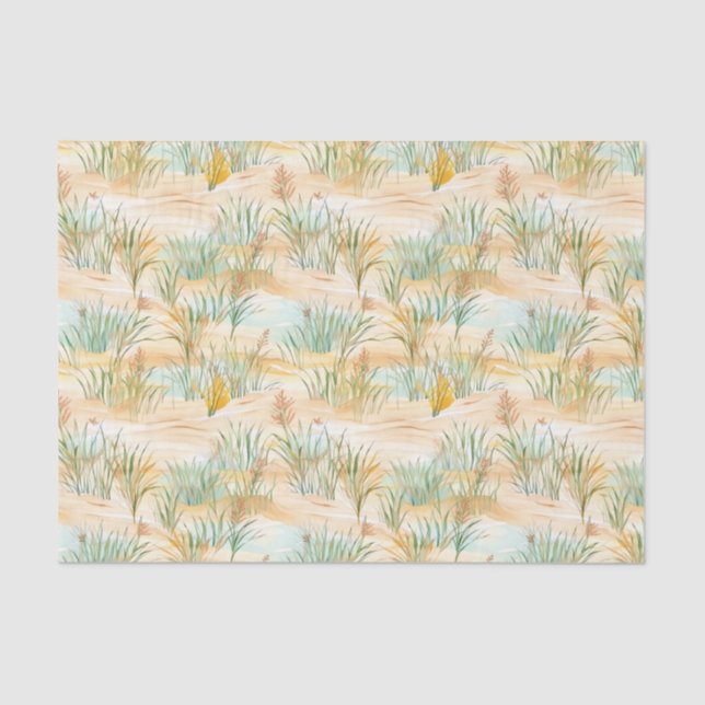 Mousseline Papier Tissu Été Plage (Recto)