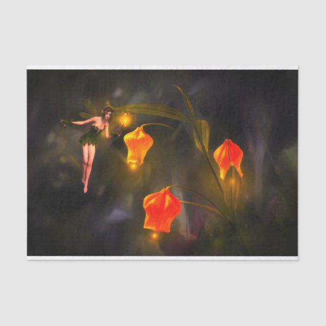 Mousseline Papier Tissu Fairy (Recto)