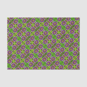 Mousseline Papier Tissu - Fleurs de Vins Passion