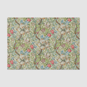 Mousseline Papier Tissu Fleurs vintages